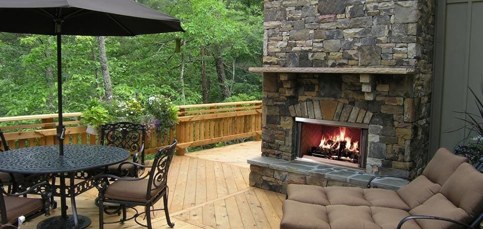 Outdoor Lifestyles Montana Wood Fireplace