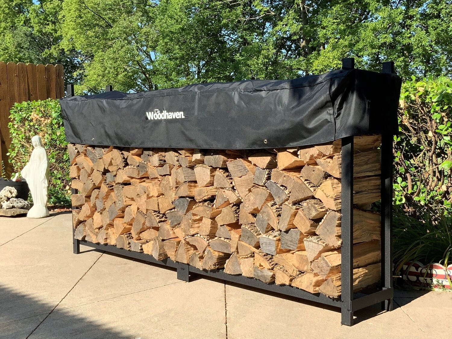 The Woodhaven 8ft Firewood Rack - Image 2