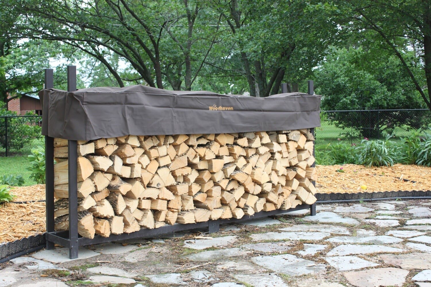 The Woodhaven 8ft Firewood Rack - Image 3