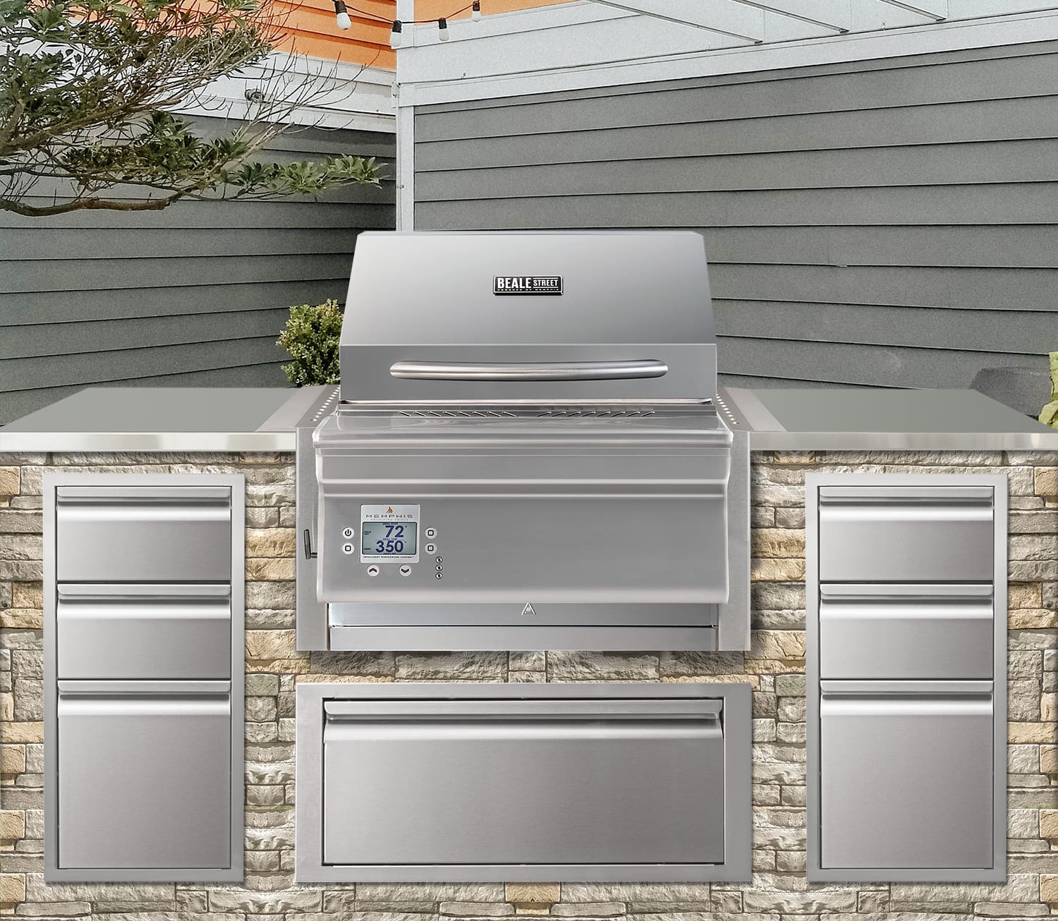 Memphis Grills - BEALE STREET OUTDOOR BUILT-IN GRILL - Image 4