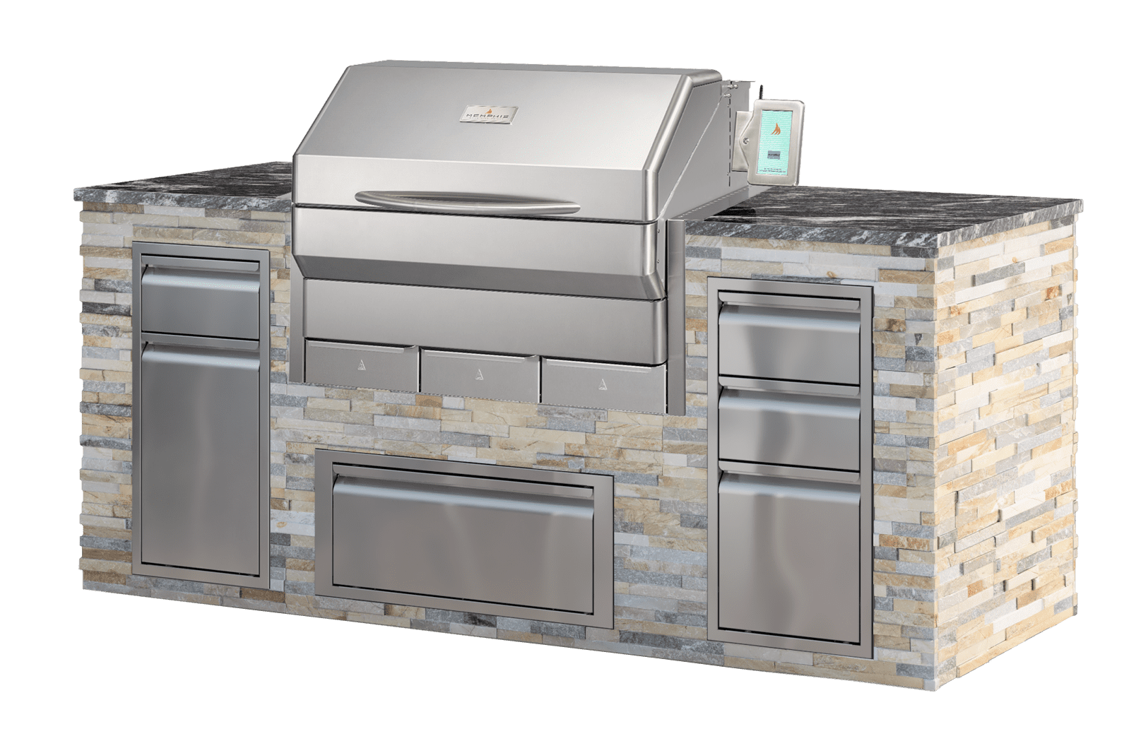 Memphis Grills - STONE ISLAND KITCHEN, 7FT - Image 15