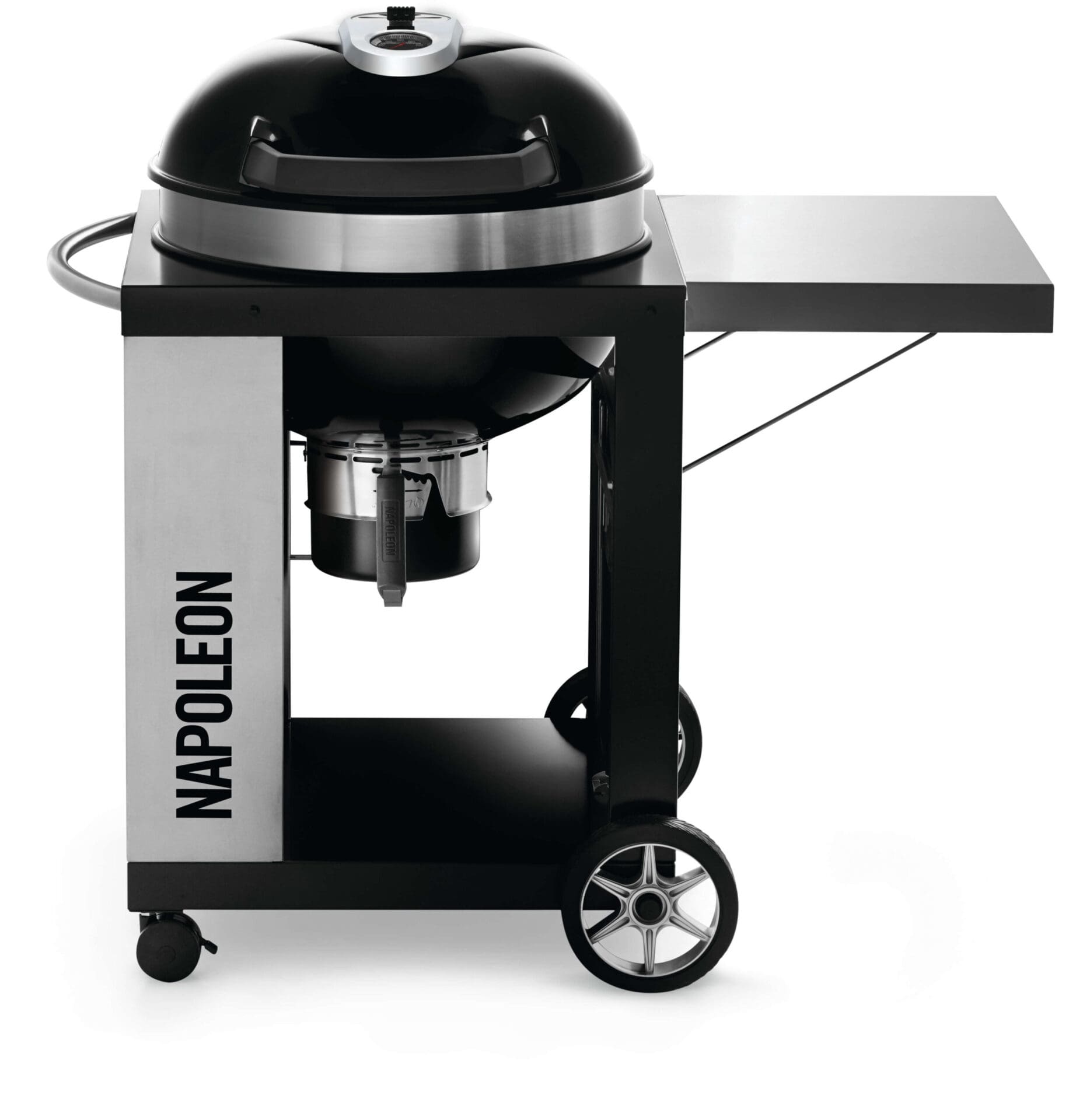 Napoleon - PRO CART Charcoal Kettle Grill, Black