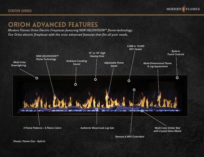 Modern Flames Orion Multi - Image 2