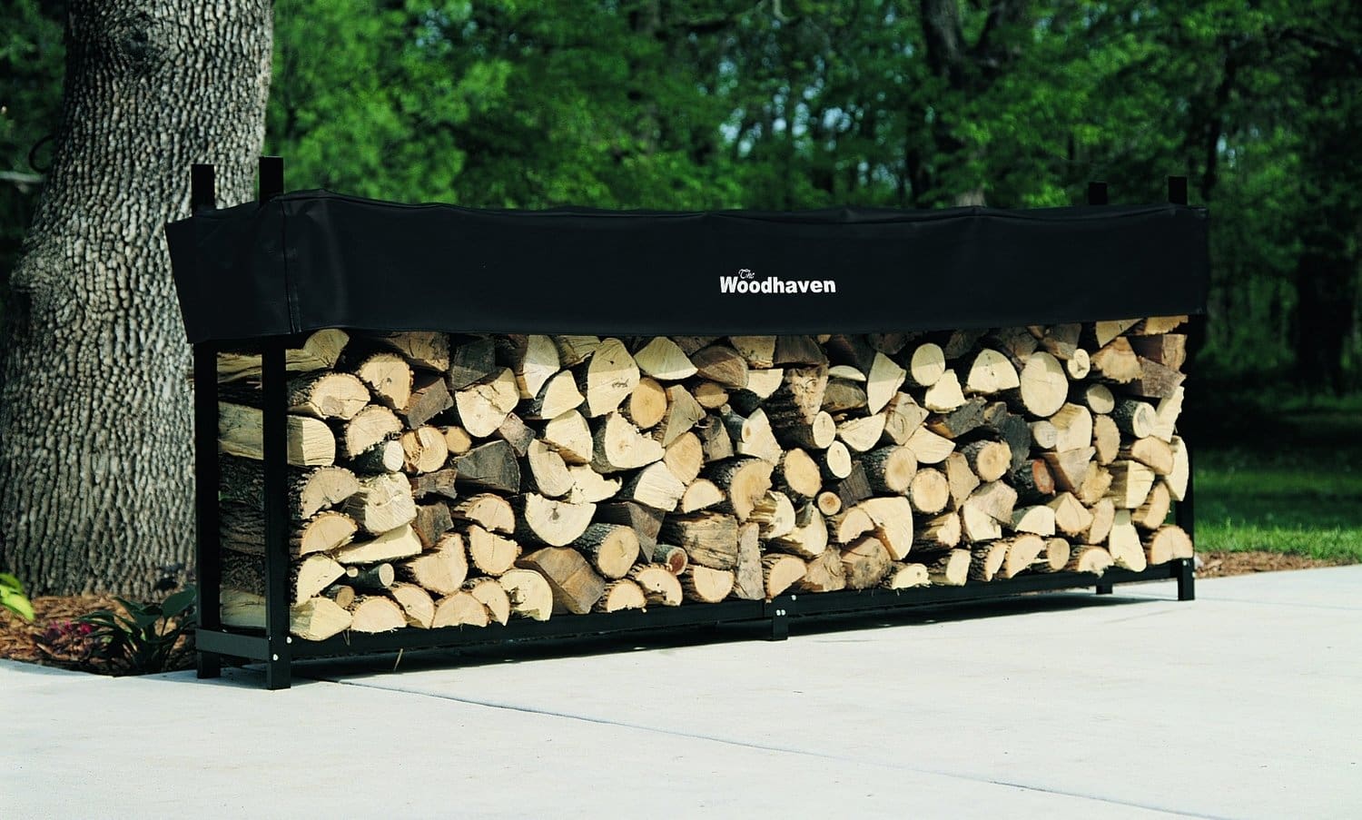 The Woodhaven 10ft Firewood Rack