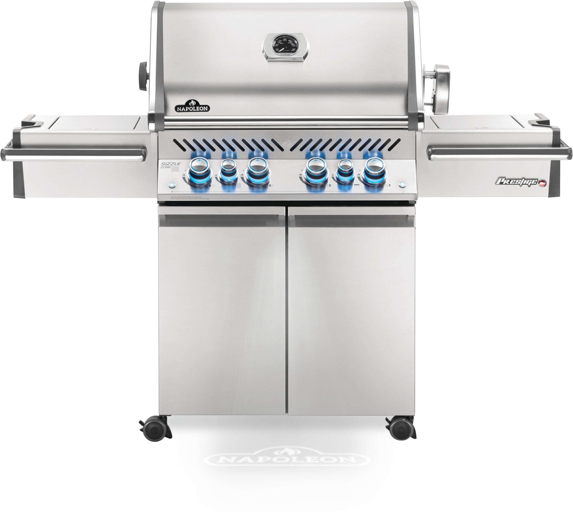 Napoleon - Prestige PRO™ 500 Propane Gas Grill with Infrared Rear and Side Burners, Stainless Steel