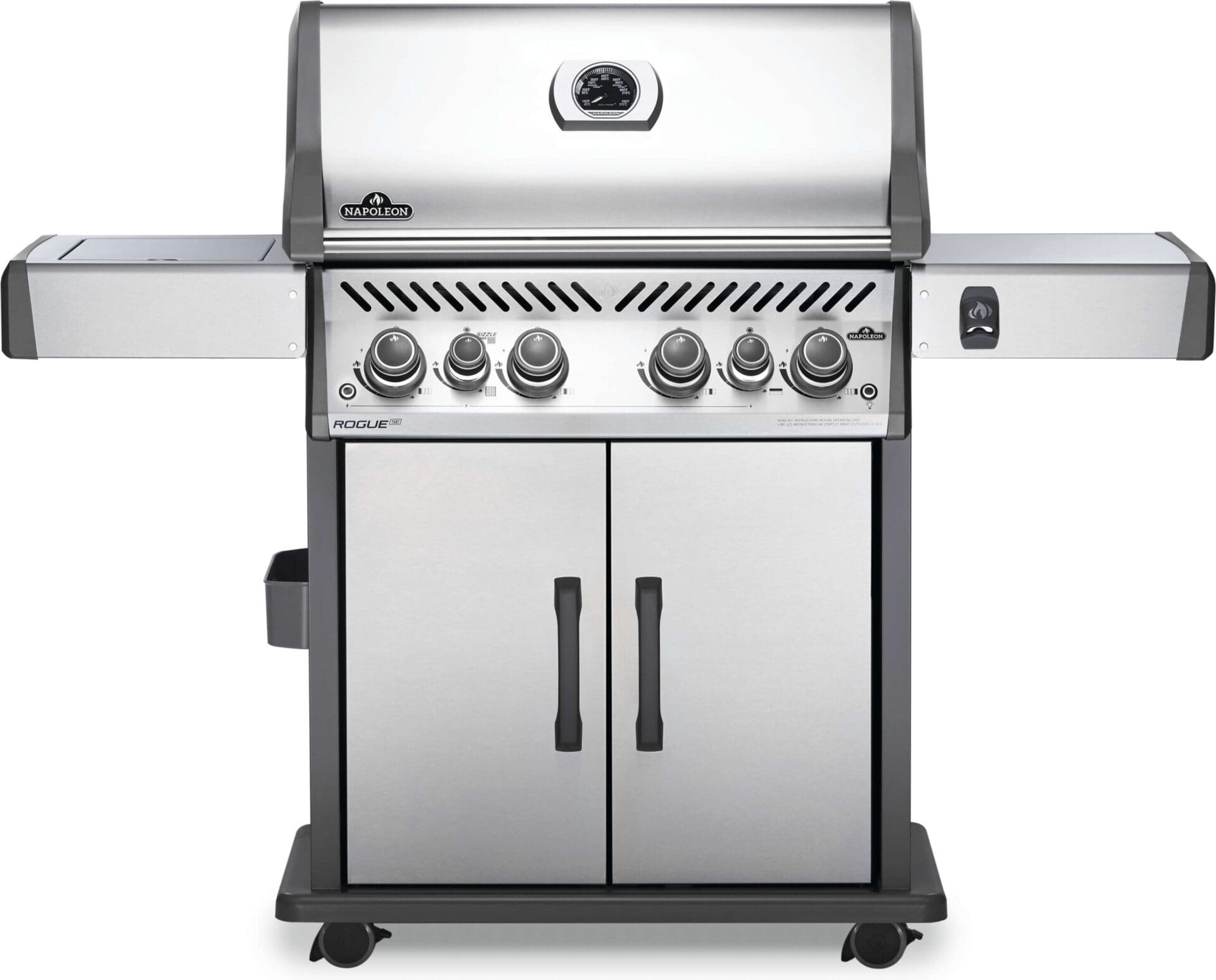 Napoleon - Rogue® SE 525 Natural Gas Grill with Infrared Rear and Side Burners, Stainless Steel