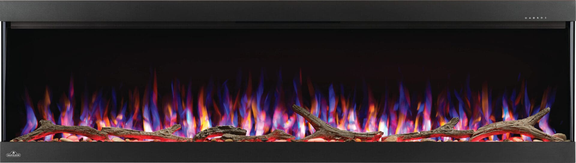 Napoleon - Trivista™ Pictura 60" 3-Sided Wallmount Electric Fireplace