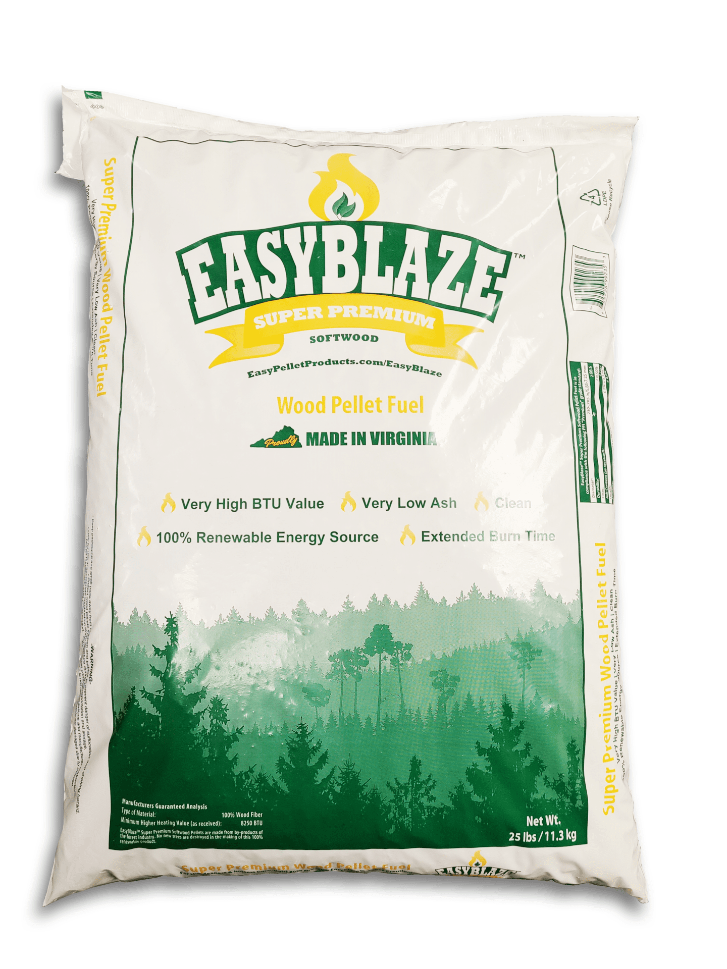EasyBlaze Super Premium Softwood Pellets
