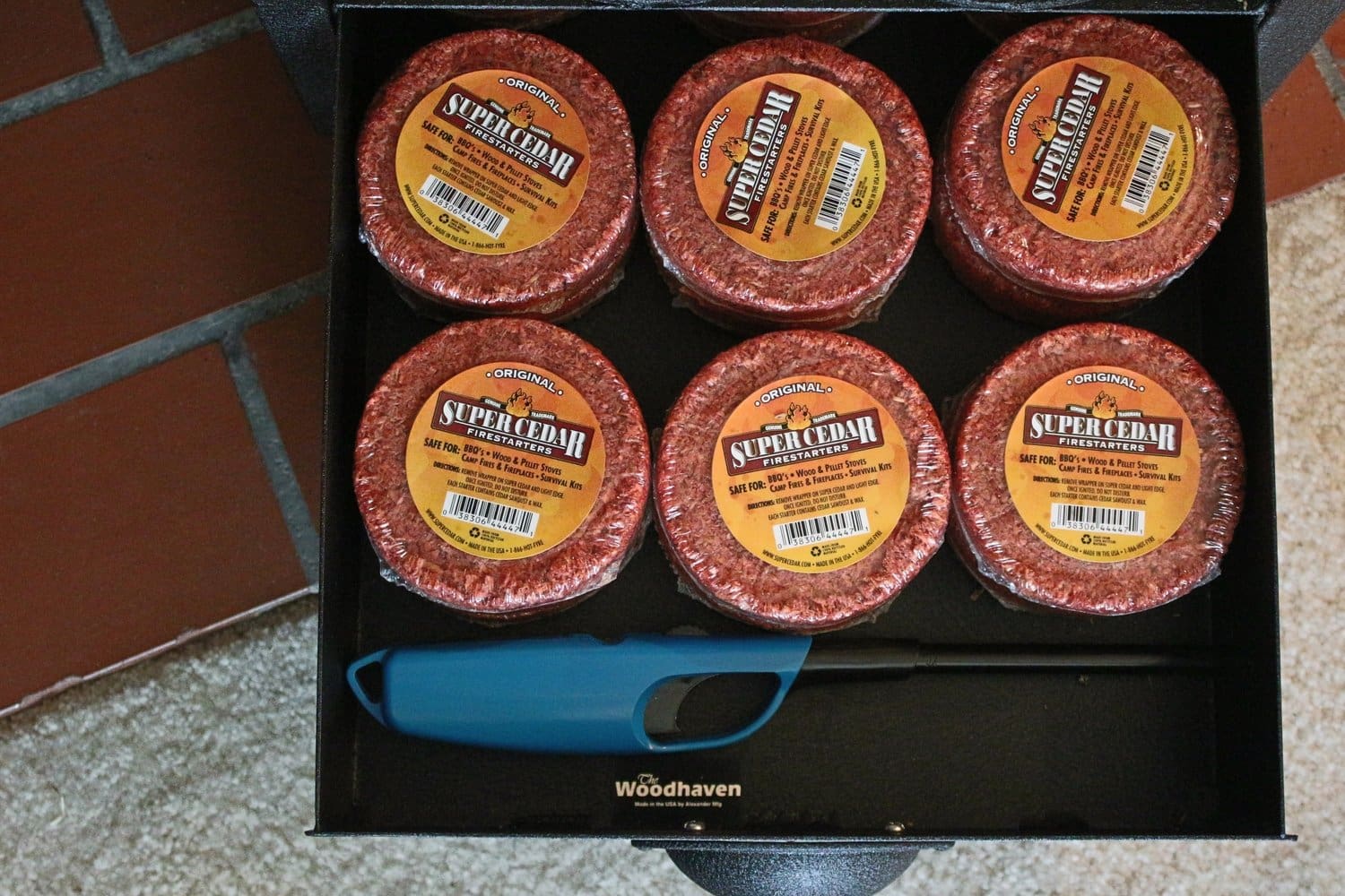 The Woodhaven Tall Decorative Fireside Rack - Image 3