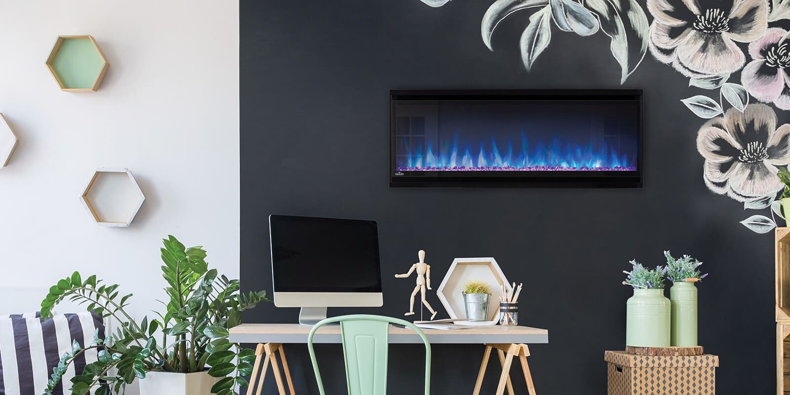 Napoleon - Alluravision™ 42 Slimline Electric Fireplace